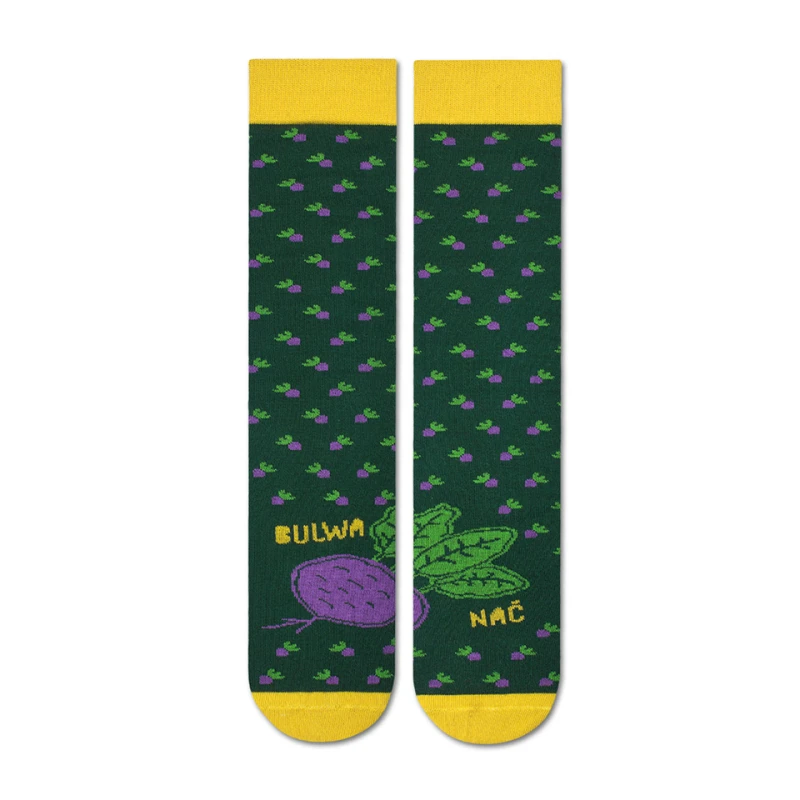 Bulwa nać - skarpetki w buraki