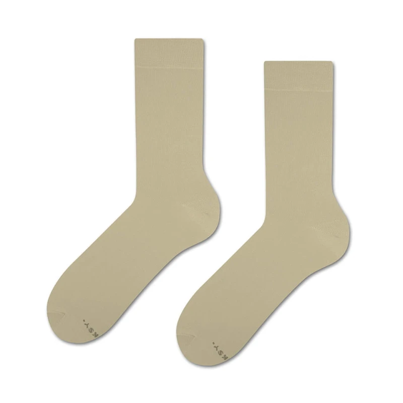 Beżowe skarpetki Basic - Caffe Latte
