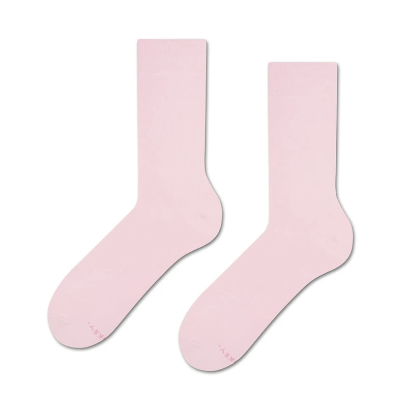 Pudroworóżowe skarpetki Basic - Bubble Gum