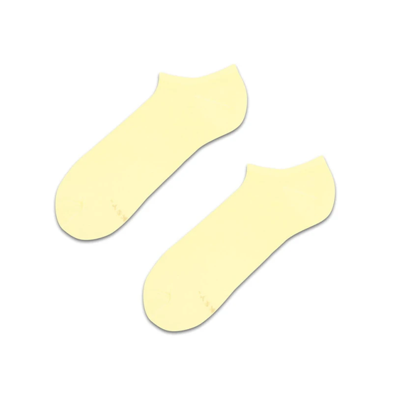 Jasnożółte Skarpetki Stopki Basic - Banana Shake
