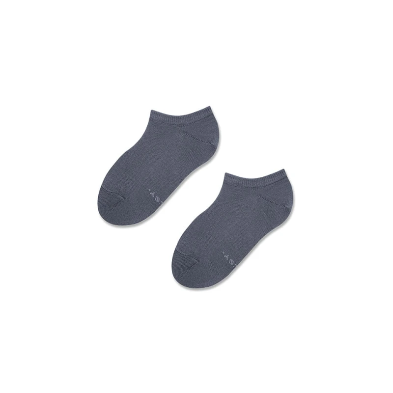 Grafitowe Skarpetki Stopki dla dzieci Basic - Dark Graphite