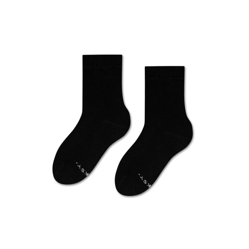 Czarne skarpetki dla dzieci Basic - Black Carbon