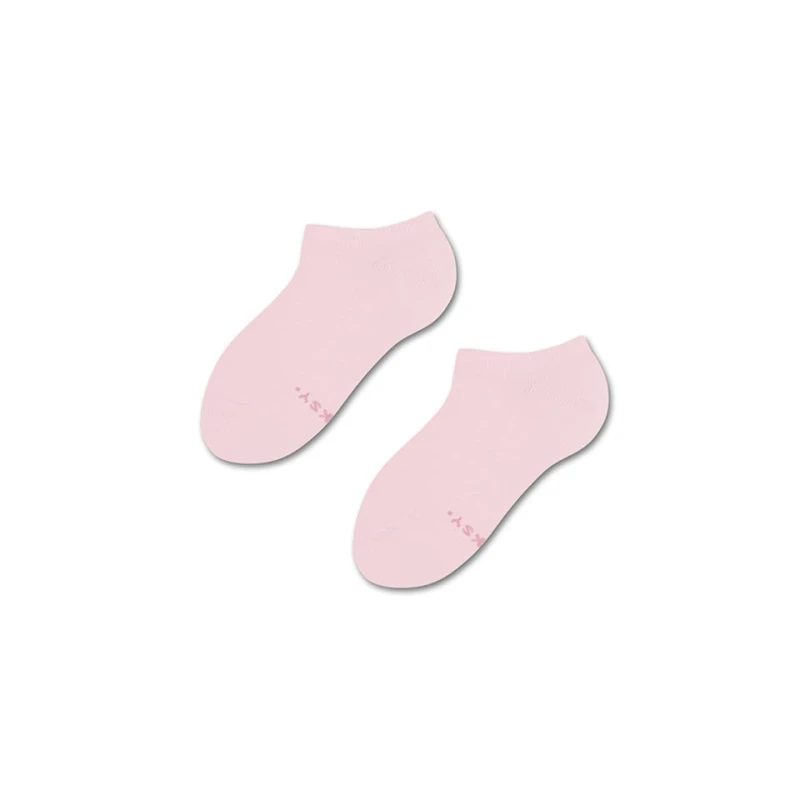 Pudroworóżowe Skarpetki Stopki dla dzieci Basic - Bubble Gum