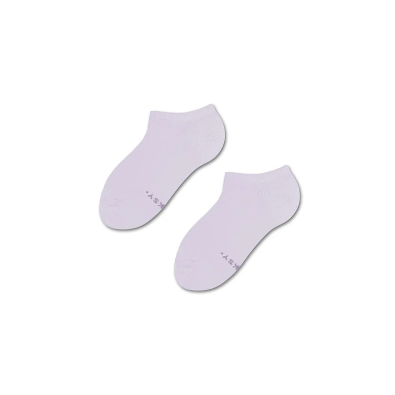 Liliowe Skarpetki Stopki dla dzieci Basic - French Lavender