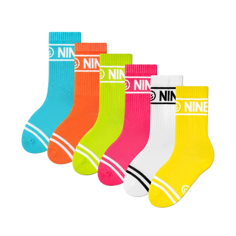 Zestaw skarpetek sportowych NINETIES CREW MULTICOLORED KIDS 6 PACK 