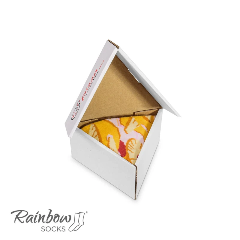 Skarpetki Pizza Slice Box - hawajska (1 para)