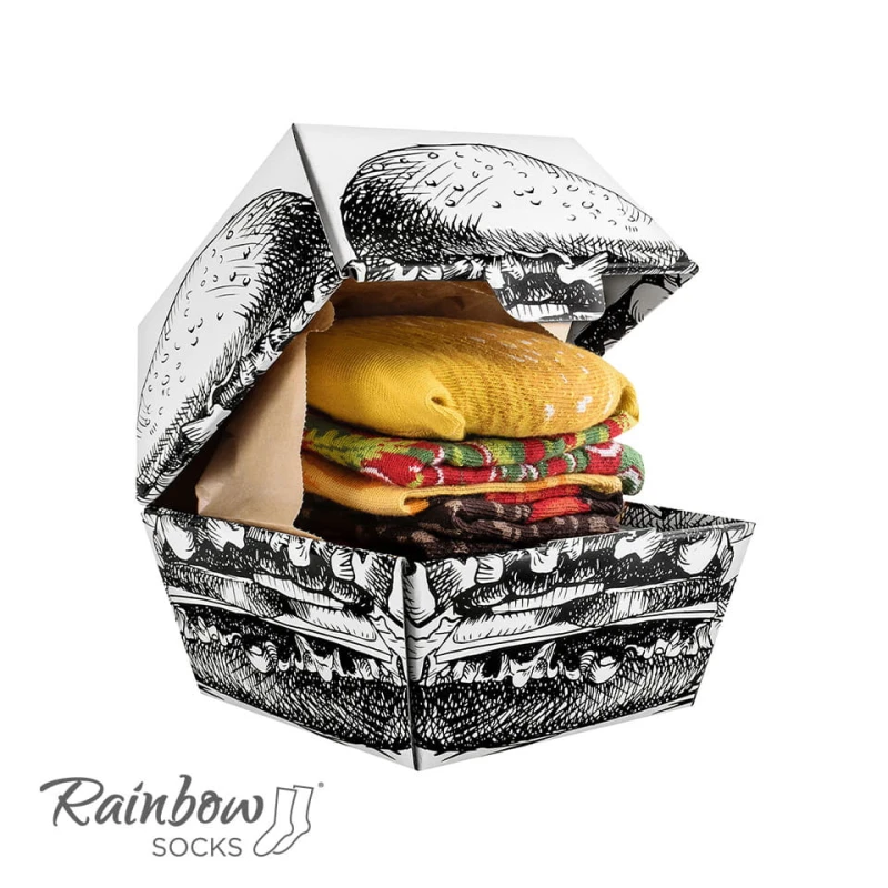 Skarpetki Burger (2 pary)