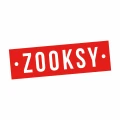 Logo marki ZOOKSY. Energetyczne, proste i charakterne. Idealnie oddaje ducha kreatywnych skarpet, które mówią więcej niż słowa